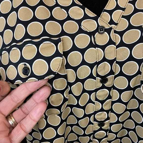 🎁Women's George Top, 3/4 sleeve, SZ 16W - Picture 3 of 8